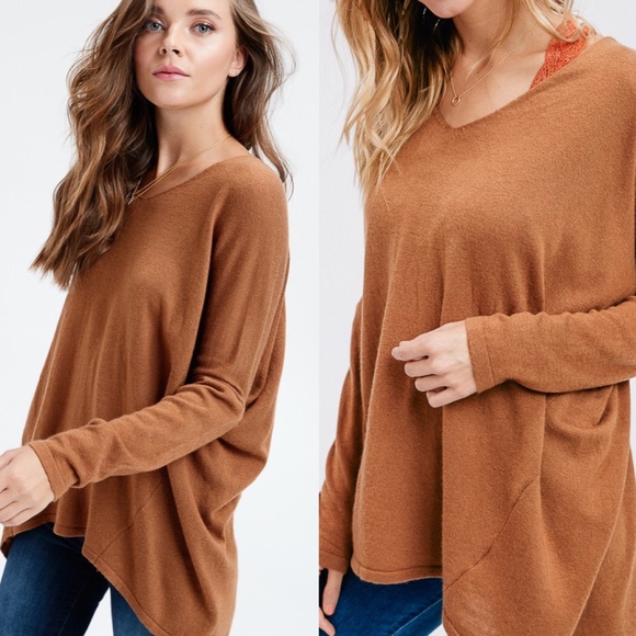 JOHNNY Softest Sweater Top - CAMEL - Picture 4 of 6